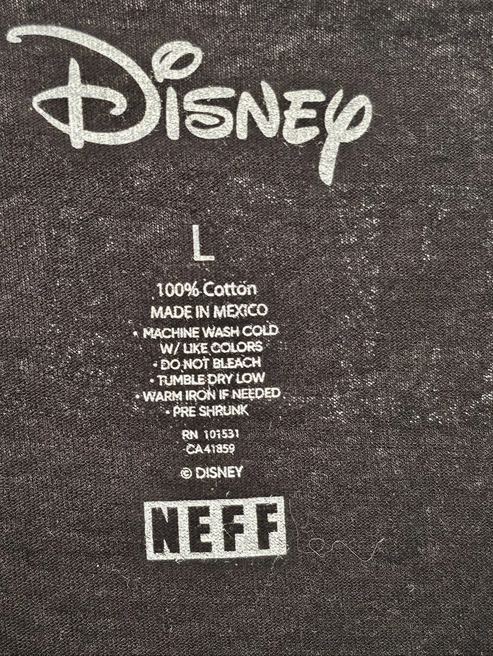 NWT Neff x Disney Mickey Mouse Tropical Graphic Tank Top Men's Large - Picture 2 of 7